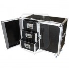 6 Drawer Tech with Double Hinged front Flightcase